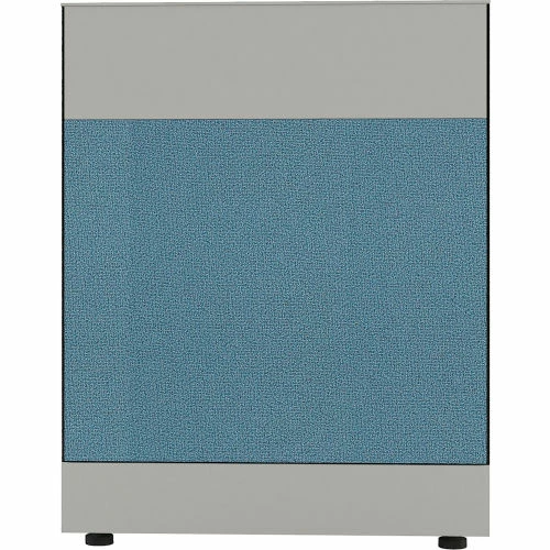 Interion By Global Industrial Interion® Modular Partition Base Panel, 30"W x 38"H, Blue - Image 2