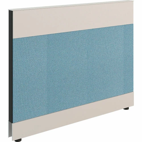 Interion By Global Industrial Interion® Modular Partition Base Panel, 48"W x 38"H, Blue
