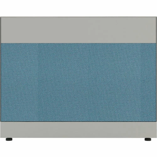 Interion By Global Industrial Interion® Modular Partition Base Panel, 48"W x 38"H, Blue - Image 2