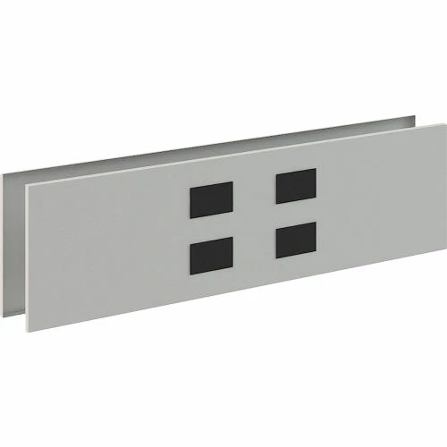 Interion By Global Industrial Interion® Modular Partition Raceway Power Kit With Data For Desktop Raceway, 30"W