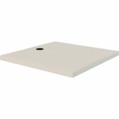 Interion By Global Industrial Interion® Modular Partition Desktop, 24"W x 24"D, White Ash