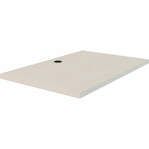 Interion By Global Industrial Interion® Modular Partition Desktop, 36"W x 24"D, White Ash