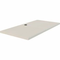 Interion By Global Industrial Interion® Modular Partition Desktop, 48"W x 24"D, White Ash