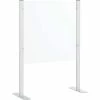 Interion By Global Industrial Interion® Acrylic Cashier Shield with Pass-Through, 24"L x 24"H, Clear
