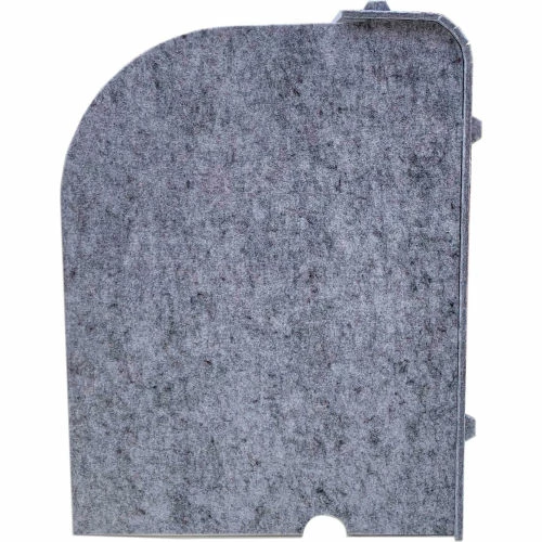 Ghent Acoustic Desktop Surround Protection Screen 24"W x 18"D x 24"H, Silver PET Felt - Image 3