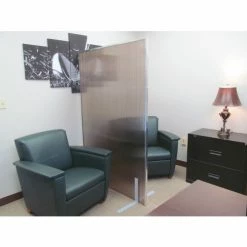 AmeriLux Polycarbonate Divider With Square Corners 36"W x 60"H Bronze