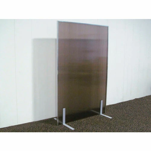 AmeriLux Polycarbonate Divider With Square Corners 24"W x 60"H Bronze - Image 2