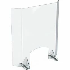 Braeside Displays HP-2030-HP Countertop Sneeze Guard, Acrylic 29-1/2"W x 29-1/2"H - Pkg Qty 2