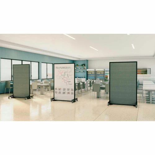 Screenflex Multi-Purpose Ballistic Panel - 6'6"H x 4'W - Designer Charcoal - Image 7