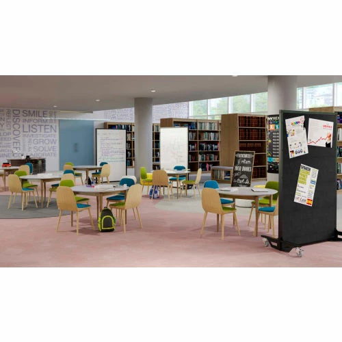 Screenflex Multi-Purpose Ballistic Panel - 6'6"H x 4'W - Designer Charcoal - Image 9