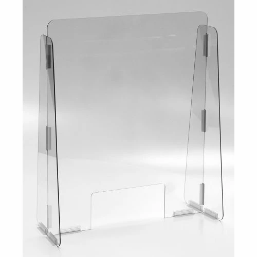 Vestil Cashier Guard, Polycarbonate 23"W x 28"H