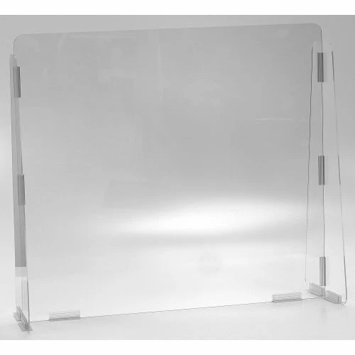 Vestil Cashier Guard, Polycarbonate 31"W x 28"H