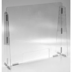 Vestil Cashier Guard, Polycarbonate 31"W x 28"H