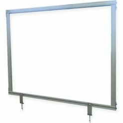 Ghent Desktop Acrylic Protection Screen - Frosted - 24"H x 29"W