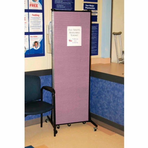 Screenflex Healthflex Portable Medical Privacy Screen, 5-Panel, Vinyl Blue Tide - Image 10