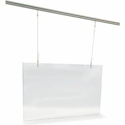 Easy Shield Customer Service Panel & Breath Guard, Polycarbonate 36"W x 1/4"D x 24"H