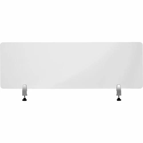 Flash Furniture Clear Acrylic Desk Partition with Hardware, 18"H x 55"W - Image 8