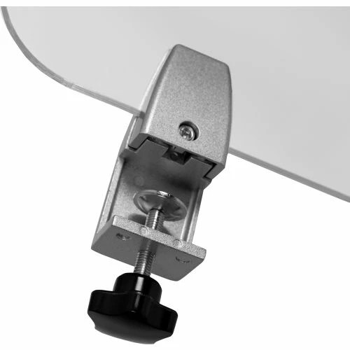 Flash Furniture Clear Acrylic Desk Partition with Hardware, 18"H x 55"W - Image 7