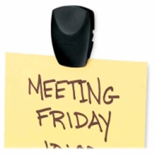 Fellowes Adjustable Panel Clip Graphite - Pkg Qty 4