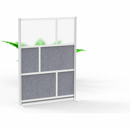 Luxor Modular Room Divider Wall System, 53" x 70", Starter Wall
