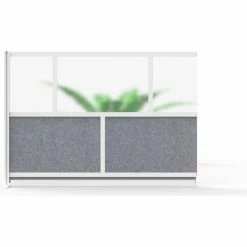 Luxor Modular Room Divider Wall System, 70" x 48", Add-On Wall