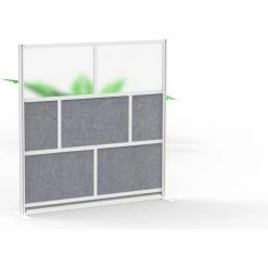 Luxor Modular Room Divider Wall System, 70" x 70", Starter Wall