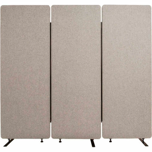 Luxor RECLAIM Acoustic Room Dividers - 3 Pack - Misty Gray - Image 10