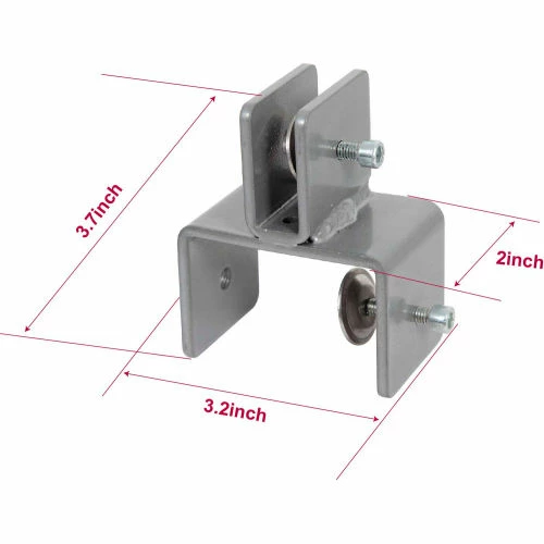 Boss Panel Clamp for Plexiglass - Top Mounting - Pack of 2 - Image 4