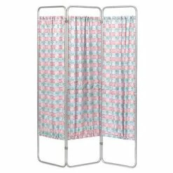 Omnimed® Privacy Economy Folding Screen Frame, 3 Sections