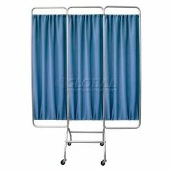 Omnimed® 3 Section Mobile Screen Frame On Casters