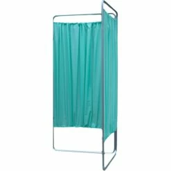 Omnimed King Economy 4 Section Privacy Screen, 126"W x 67.5"H, Silver
