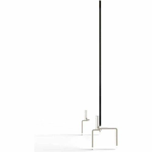 Ghent Clear Partition Extender with Attachable Clamps, 18"H x 42"W - Image 3