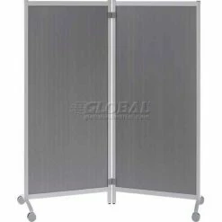 Paperflow Portable Office Partitions Gray