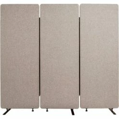 Luxor RECLAIM Acoustic Room Dividers - 3 Pack - Misty Gray