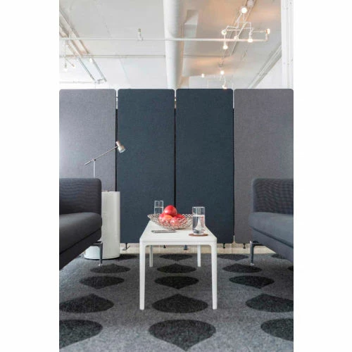 Luxor RECLAIM Acoustic Room Dividers - 3 Pack - Misty Gray - Image 9