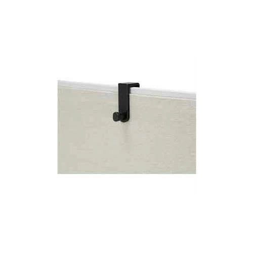 Safco Over the Panel Single Hook (Qty 6) - Black