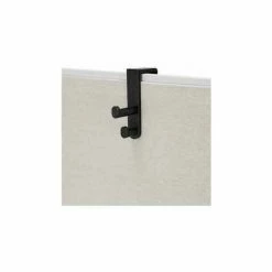 Safco Over the Panel Double Hook (Qty 6) - Black