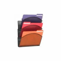 Safco Onyx™ Triple Letter-Size Rack (Qty.6) - Black