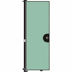Screenflex 7'4"H Door - Mounted to End of Room Divider - Vinyl-Mint
