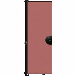 Screenflex 8'H Door - Mounted to End of Room Divider - Rose