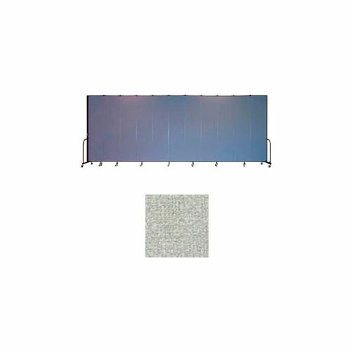 Screenflex 11 Panel Portable Room Divider, 8'H x 20'5"W, Vinyl Color: Mint