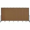 Screenflex 9 Panel Portable Room Divider, 8'H x 16'9"W, Fabric Color: Oatmeal