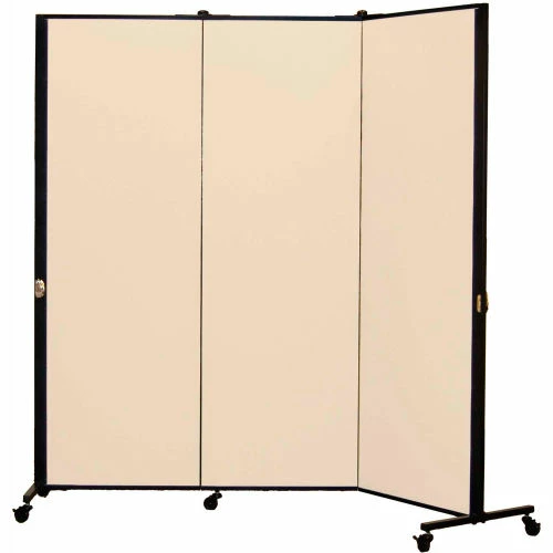 Screenflex Healthflex Portable Medical Privacy Screen, 3-Panel, Desert - Image 12