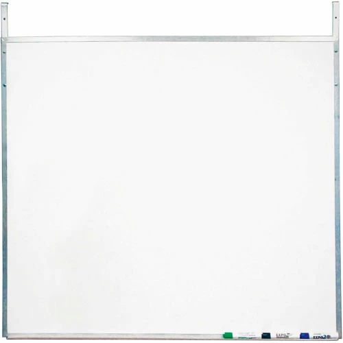Screenflex White Melamine Marker Board with Strap Hangers