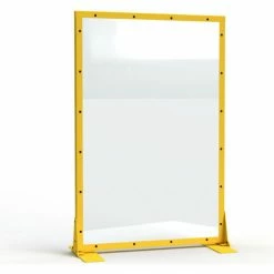 StrongHold® Clearview Polycarbonate Industrial Work Station Partition, 24"W x 24"H