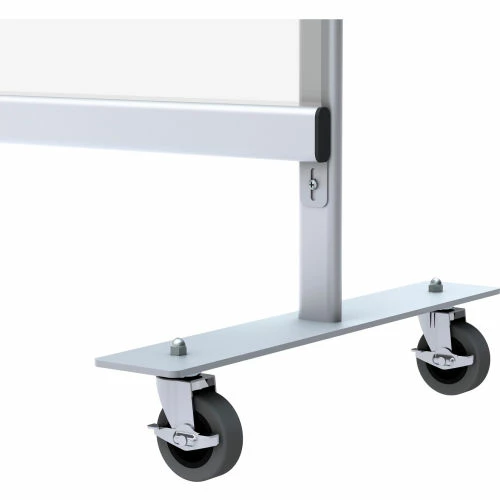 Global Industrial Clear Mobile Divider, Vinyl, 48"W x 72"H - Image 2