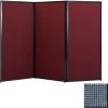 Versare Privacy Screen, 70" Fabric, Ocean