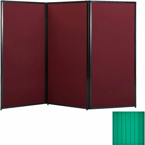 Versare Privacy Screen, 80" Polycarbonate, Green - Image 2
