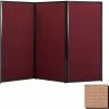 Versare Privacy Screen, 88" Fabric, Beige