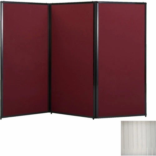 Versare Privacy Screen, 88" Polycarbonate, Clear